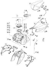 Tank, Seat, Cover