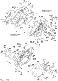 Engine Case, Clutch Cover