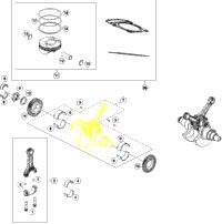 Crankshaft, Piston