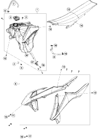 Tank, Seat, Cover
