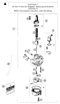 Carburetor Dellorto 14