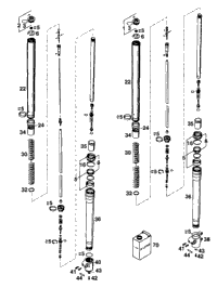 Fork Legs White Power