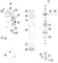 Shock Absorber Disassembled