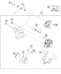 Brake Caliper Rear