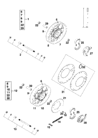 Front- And Rear Wheel