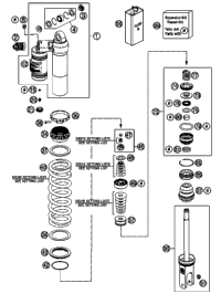Shock Absorber Disassembled