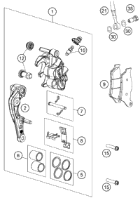 Front Brake Caliper