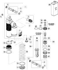 Shock Absorber Disassembled