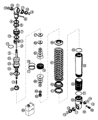 Shock Absorber Disassembled