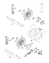 Front- And Rear Wheel