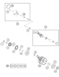 Crankshaft, Piston