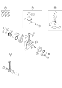 Crankshaft, Piston