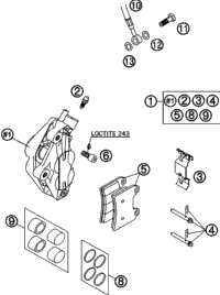 Brake Caliper Front