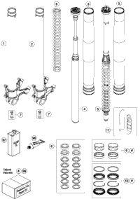 Front Fork Disassembled