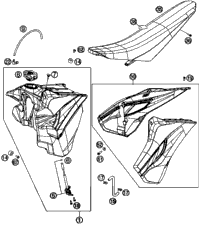 Tank, Seat, Cover