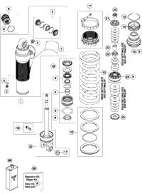 Shock Absorber Disassembled