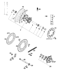 Rear Wheel Lc4-E Supermoto