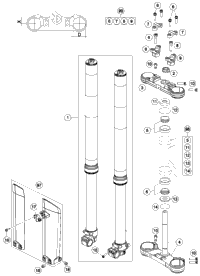 Front Fork, Triple Clamp