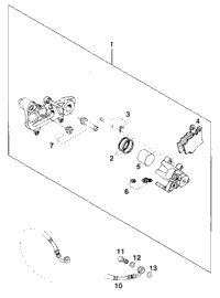Brake Caliper Rear