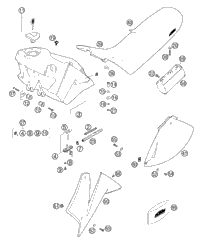 Tank, Seat, Cover