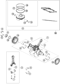 Crankshaft, Piston
