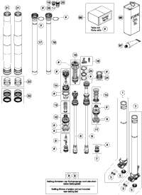 Front Fork Disassembled