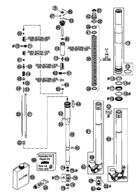 Front Fork, Disassembled