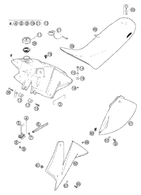 Tank, Seat, Cover