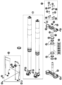 Front Fork, Triple Clamp