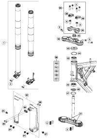 Front Fork, Triple Clamp