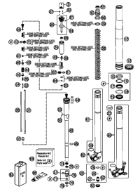 Front Fork, Disassembled