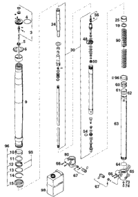 Front Fork Legs