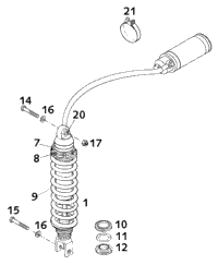 Shock Absorber White Power