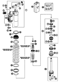 Shock Absorber Disassembled