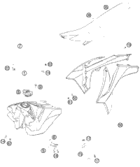 Tank, Seat, Cover