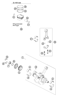 Crankshaft, Piston