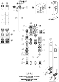 Front Fork Disassembled