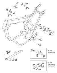 Frame, Side Stand