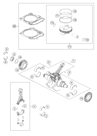 Crankshaft, Piston