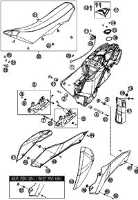 Tank, Seat, Cover