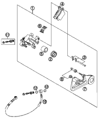 Brake Caliper Rear