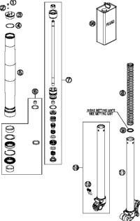 Front Fork Disassembled