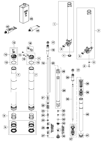 Front Fork Disassembled