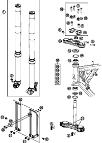 Front Fork, Triple Clamp
