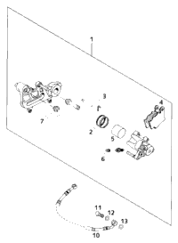 Brake Caliper Rear