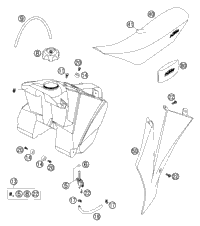 Tank, Seat, Cover
