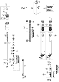 Front Fork Disassembled