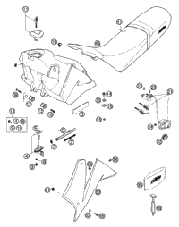Tank, Seat, Cover