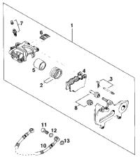 Brake Caliper Rear