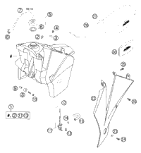 Tank, Seat, Cover